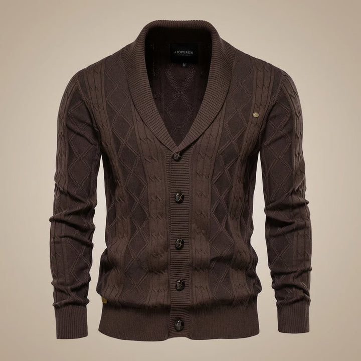 Tommaso | Shawl Collar Button Cardigan