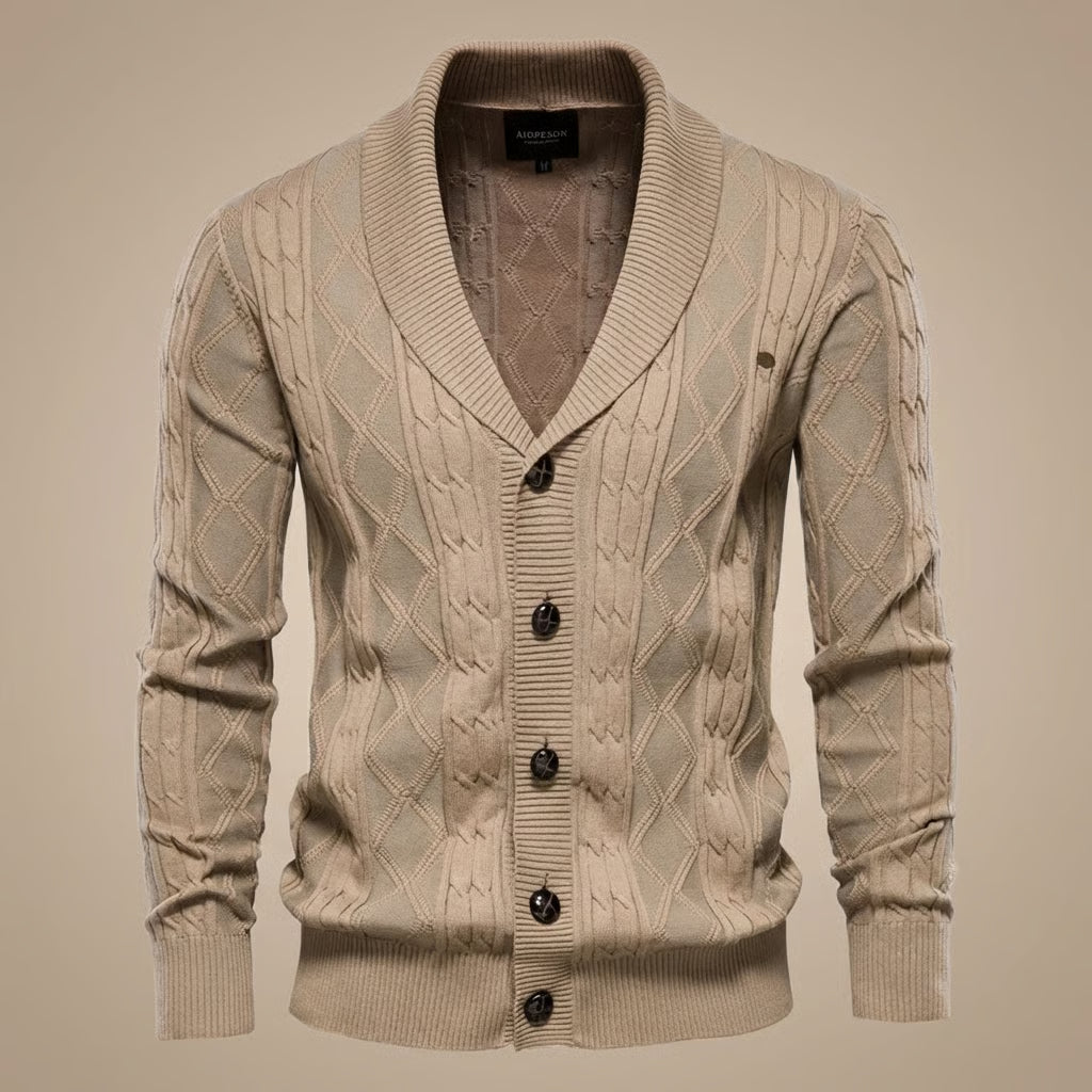 Tommaso | Shawl Collar Button Cardigan