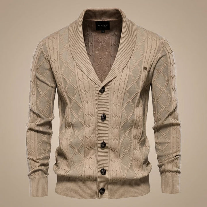 Tommaso | Shawl Collar Button Cardigan