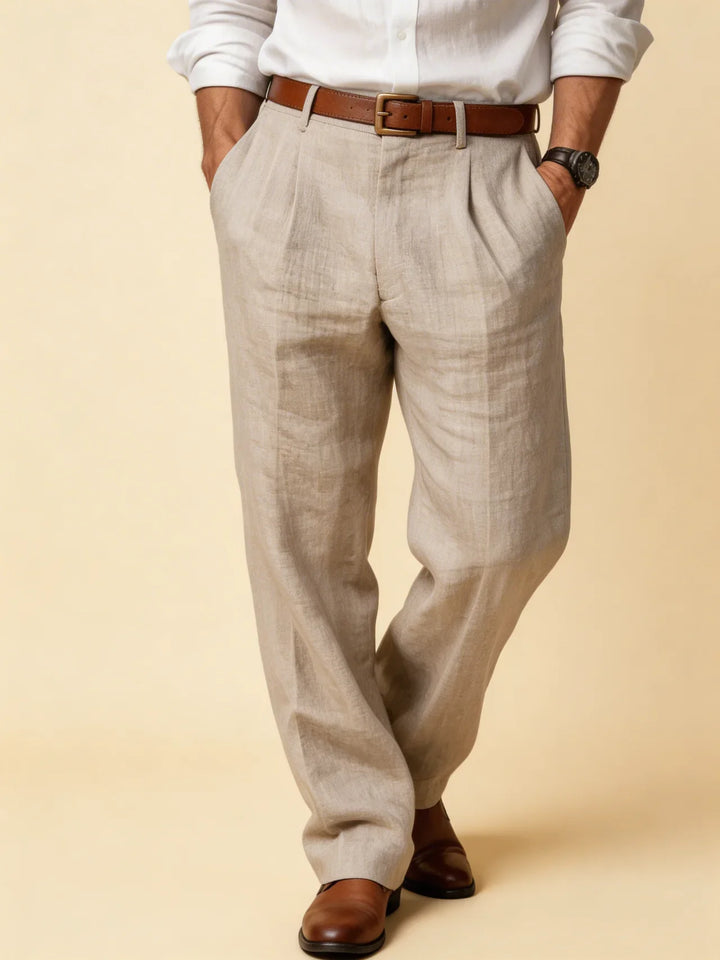 Harrison | Tailored Pleated Trousers