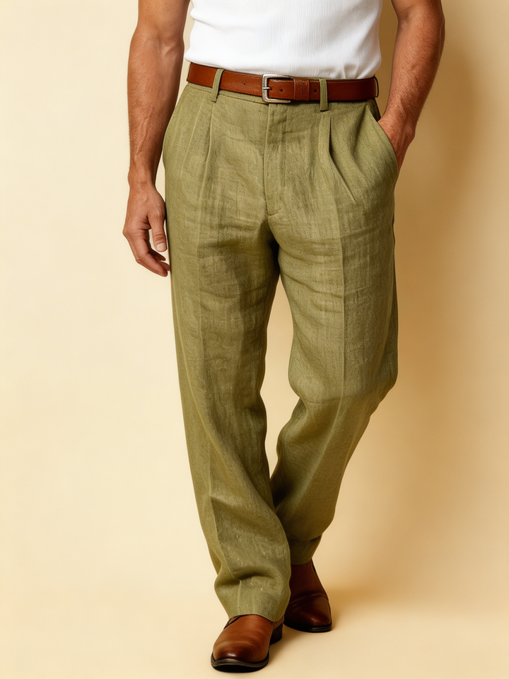 Harrison | Tailored Pleated Trousers